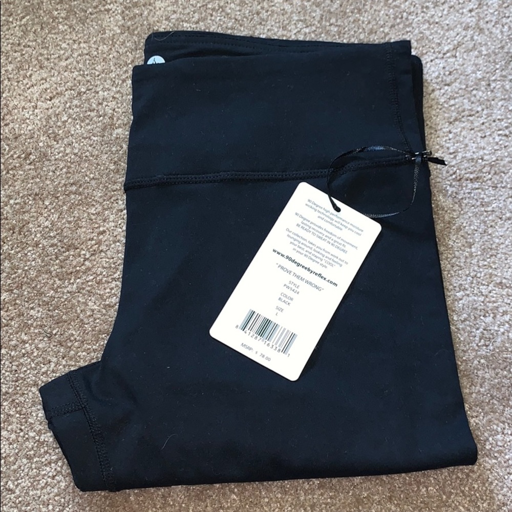 90 Degree Black Leggings